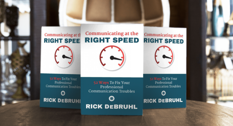 Communicating at the Right Speed